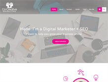 Tablet Screenshot of cocreativemarketing.com